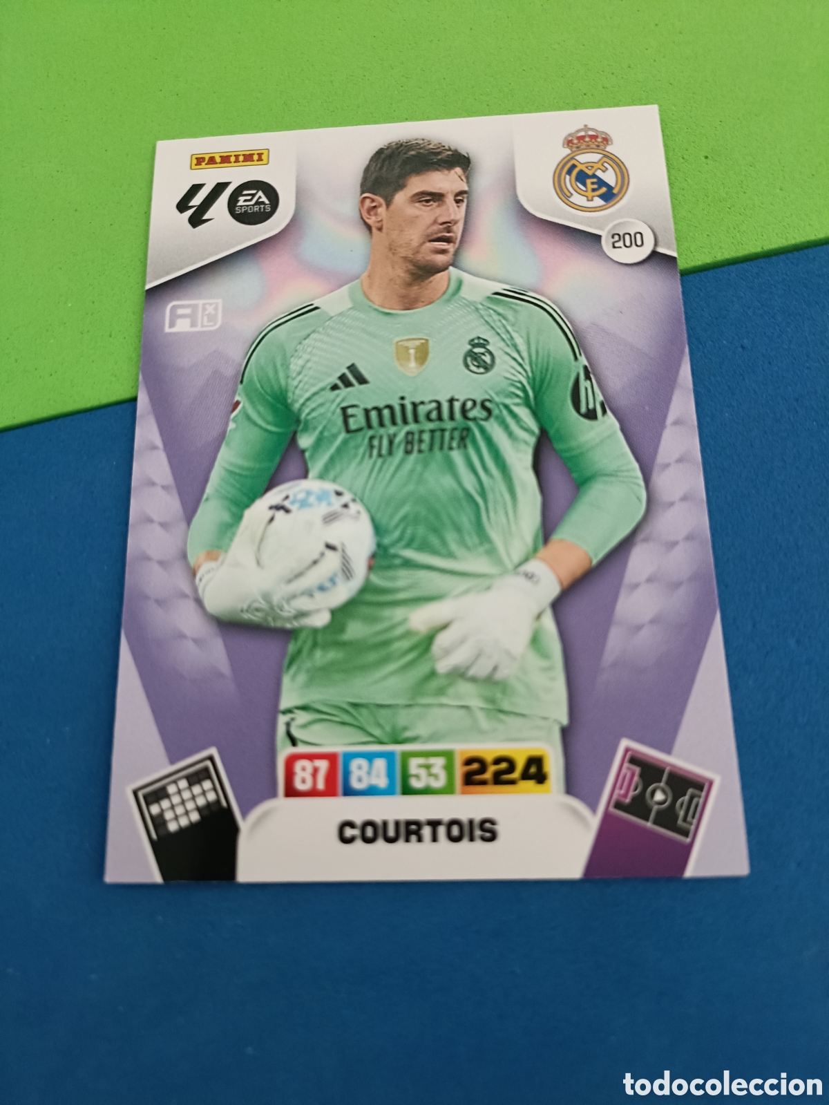 Cromos de F&uacute;tbol: ADRENALYN XL 2025 2026 25 26 Panini Liga - 200 Courtois Real Madrid