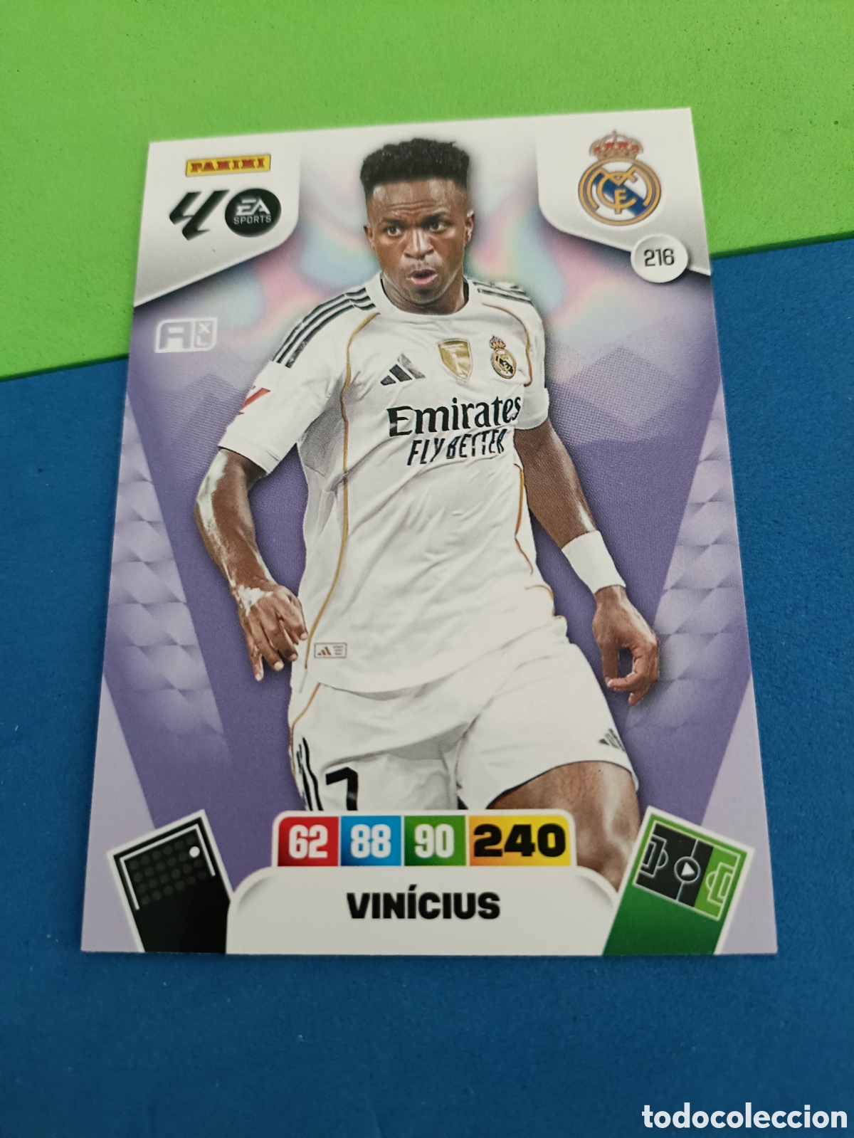 Cromos de F&uacute;tbol: ADRENALYN XL 2025 2026 25 26 Panini Liga - 216 Vinicius Real Madrid