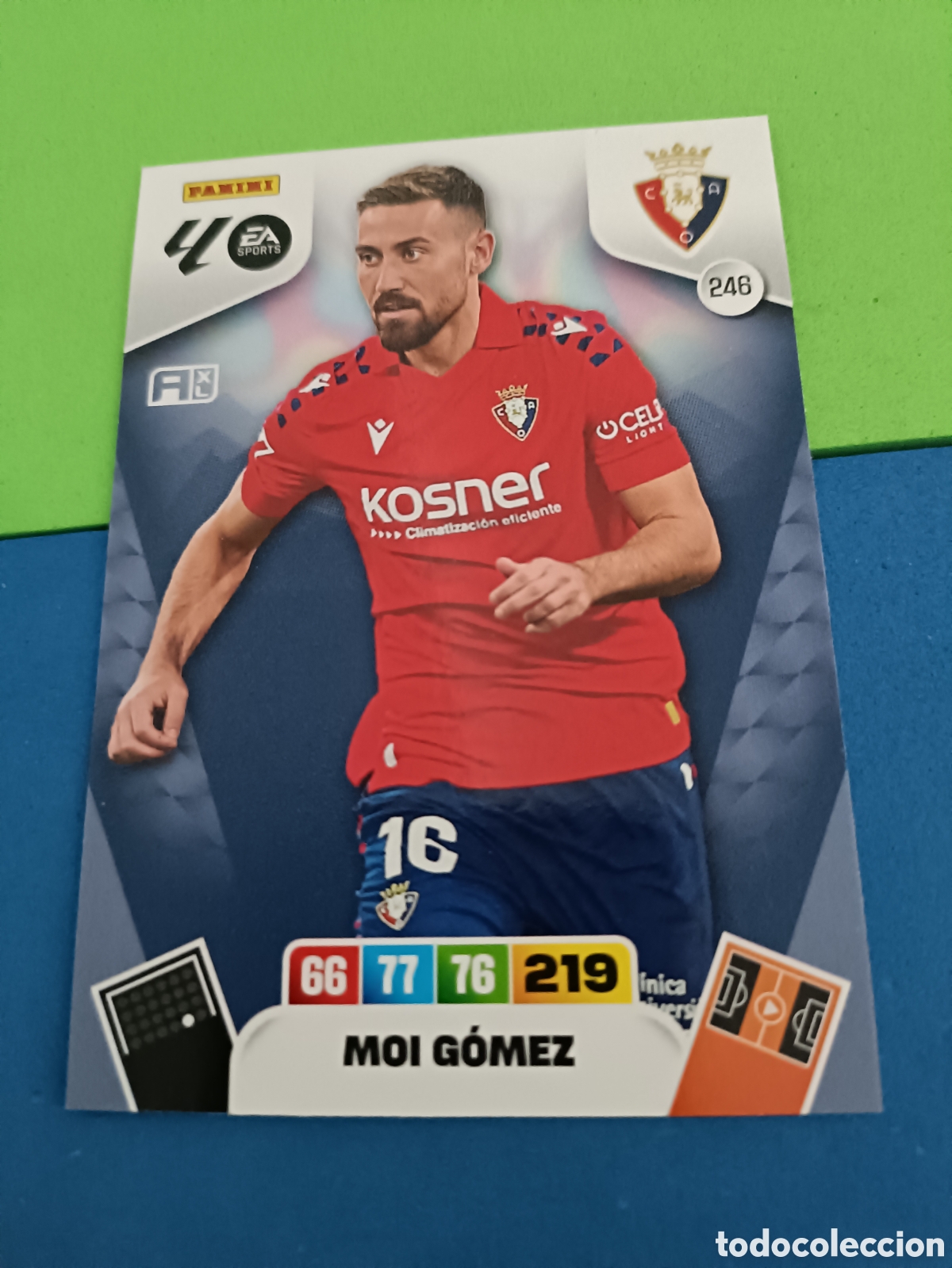 Fu&szlig;ball-Sticker: ADRENALYN XL 2025 2026 25 26 Panini Liga - 246 Moi G&oacute;mez Osasuna