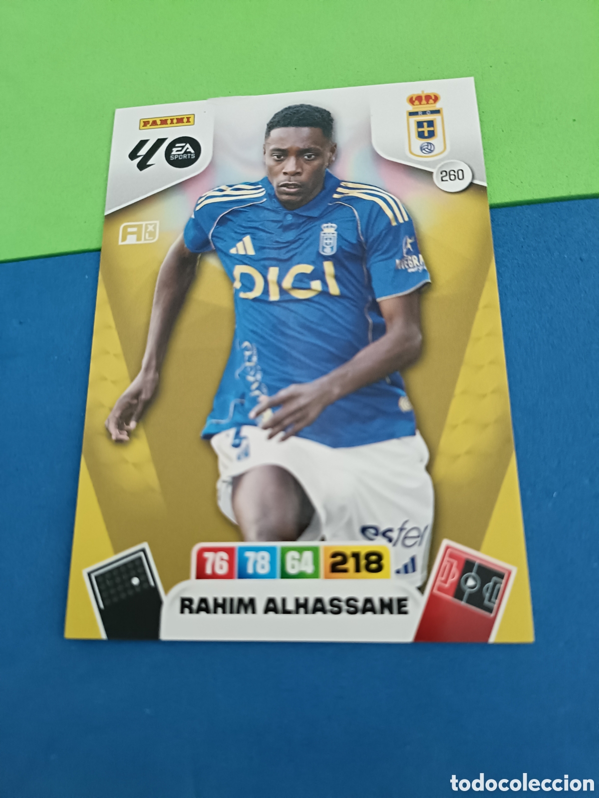 Fu&szlig;ball-Sticker: ADRENALYN XL 2025 2026 25 26 Panini Liga - 260 Rahim Alhassane Oviedo
