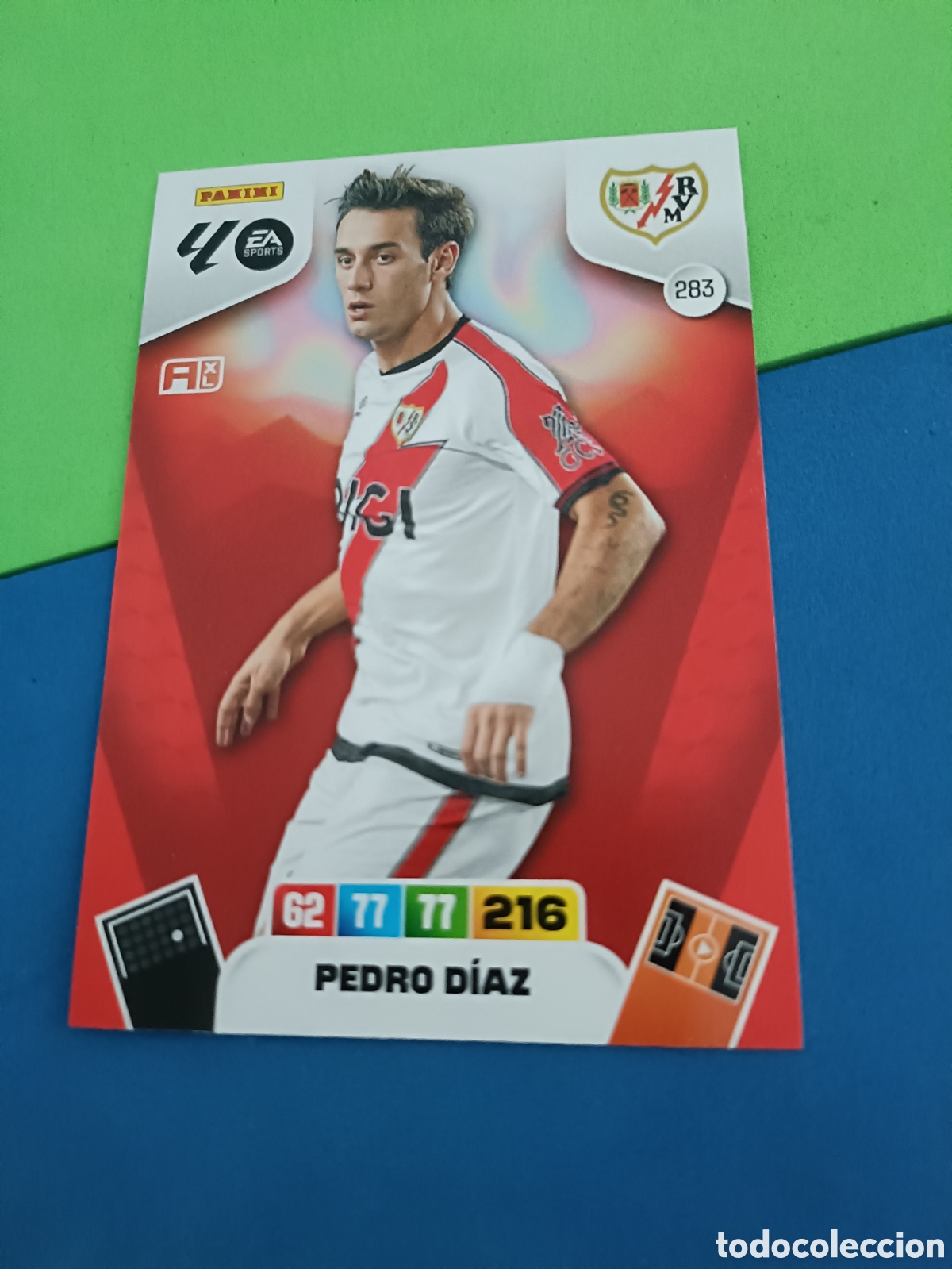 Fu&szlig;ball-Sticker: ADRENALYN XL 2025 2026 25 26 Panini Liga - 283 Pedro D&iacute;az Rayo vallecano