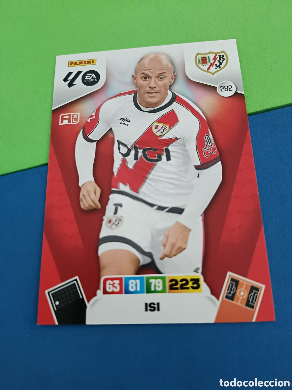 Cromos de F&uacute;tbol: ADRENALYN XL 2025 2026 25 26 Panini Liga - 282 Isi Rayo vallecano