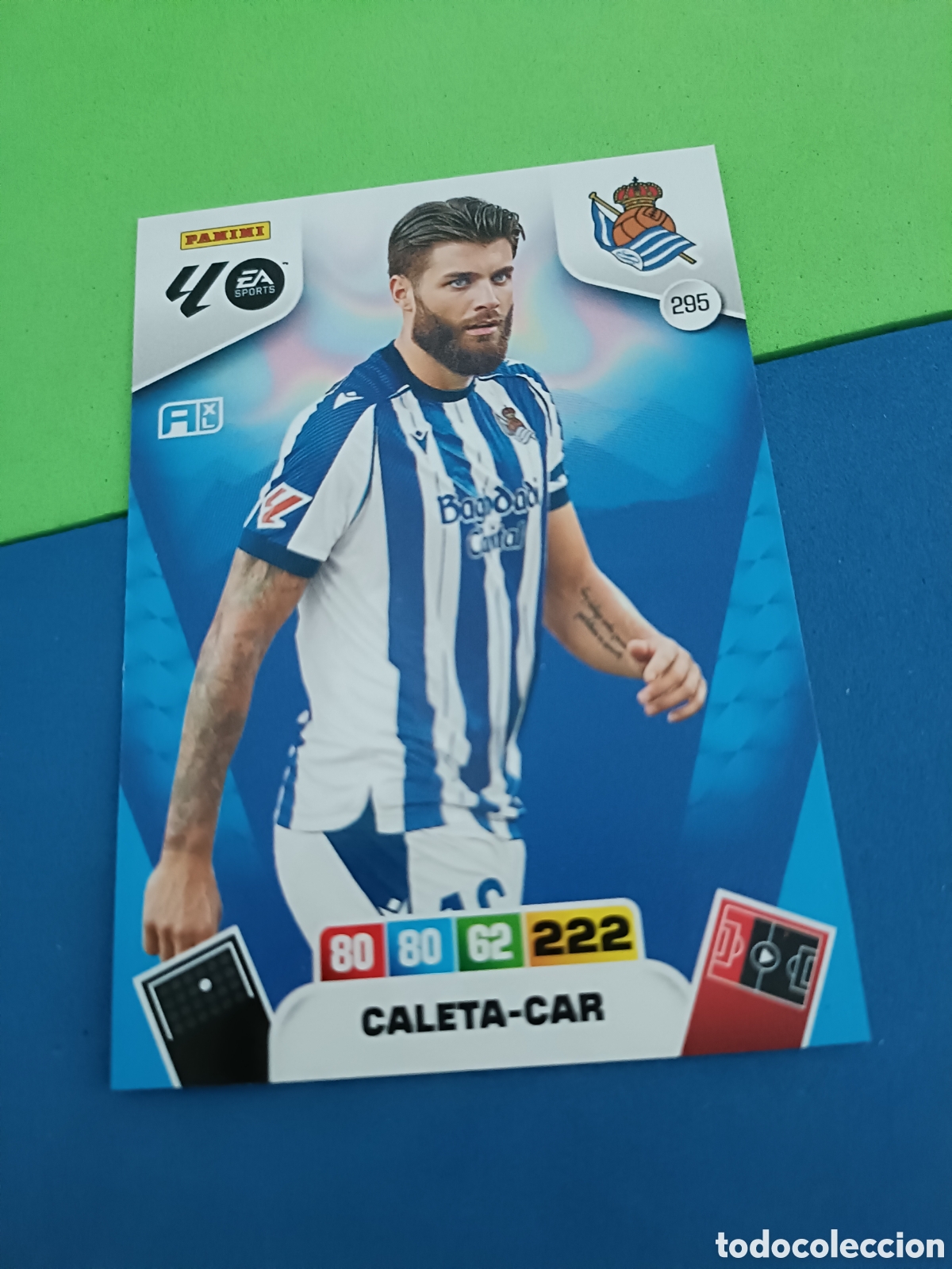 Cromos de F&uacute;tbol: ADRENALYN XL 2025 2026 25 26 Panini Liga - 295 Caleta Car Real Sociedad
