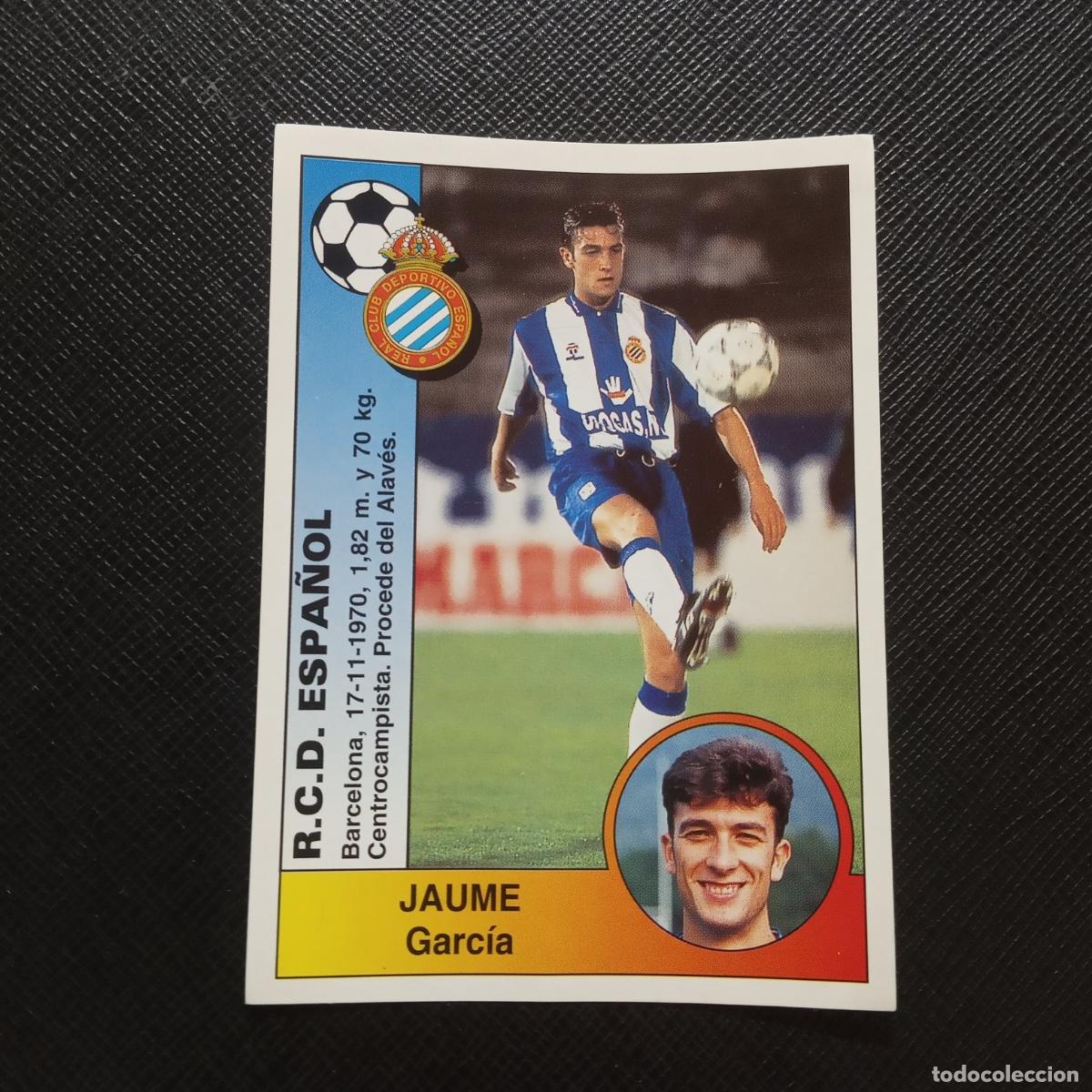 Football Stickers: 132 JAUME ESPA&Ntilde;OL PANINI 1994 1995 CROMO FUTBOL LIGA 94 95 - SIN PEGAR - A95 PG64