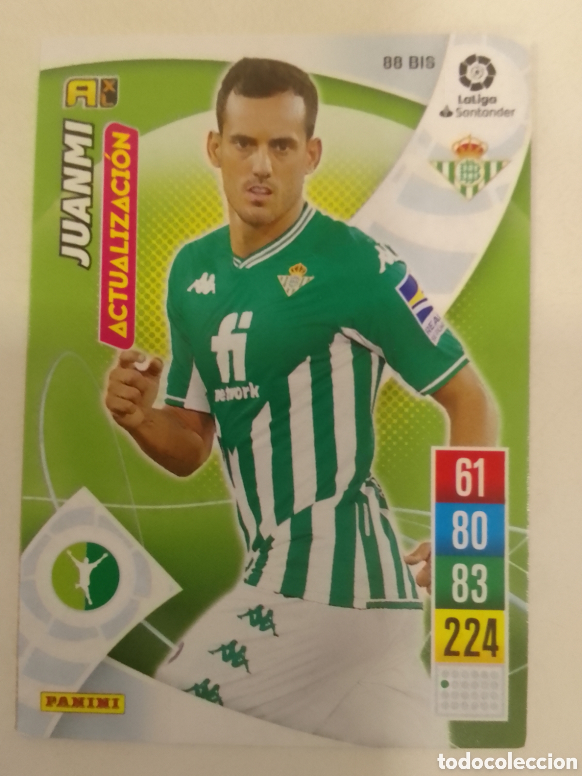 Cromos de F&uacute;tbol: Adrenalyn XL 2021-22 n&deg; 88 BIS Juanmi &bull; Betis. ACTUALIZACI&Oacute;N.