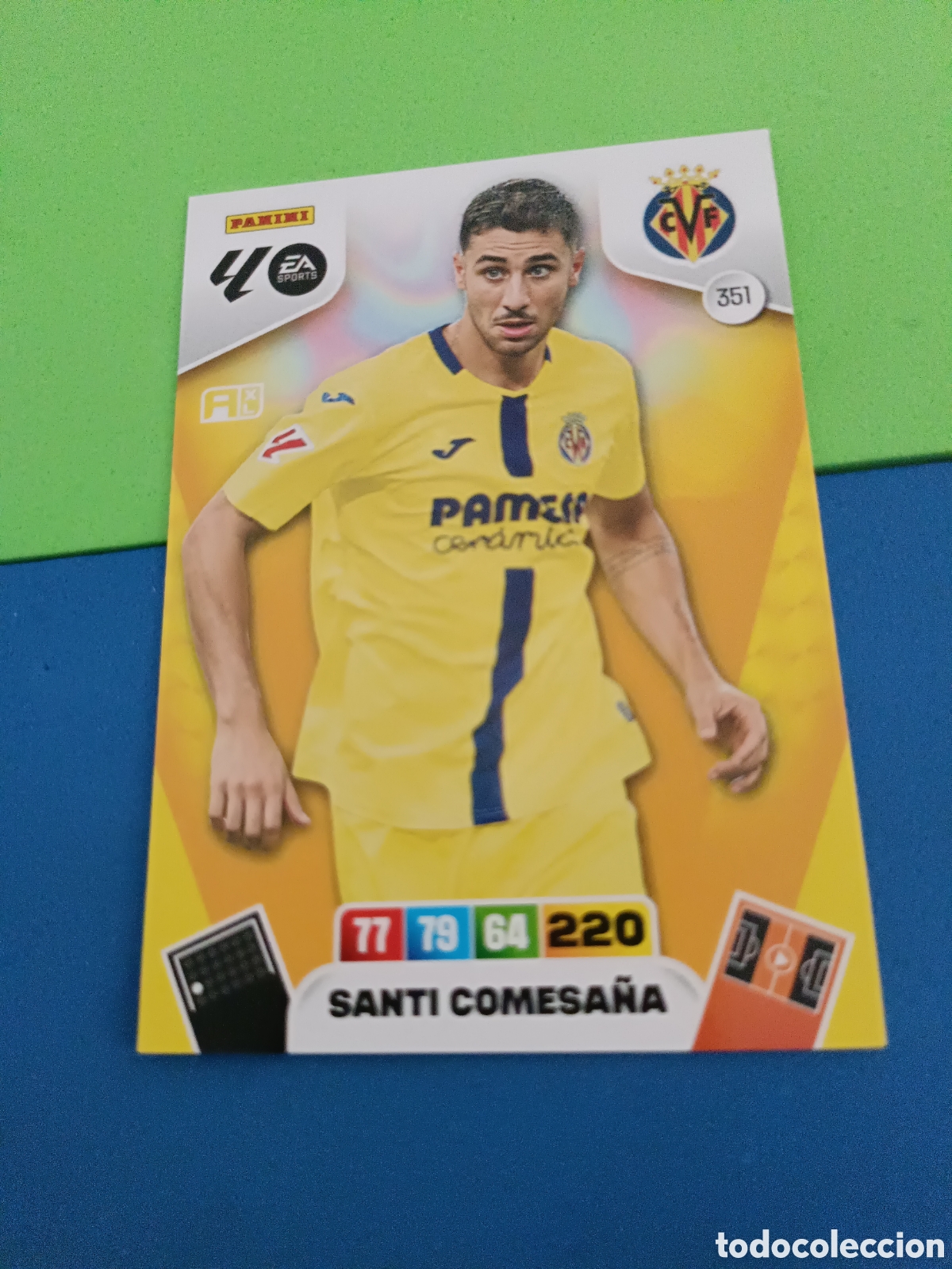 Cromos de F&uacute;tbol: ADRENALYN XL 2025 2026 25 26 Panini Liga - 351 Santi Comesa&ntilde;a Villarreal