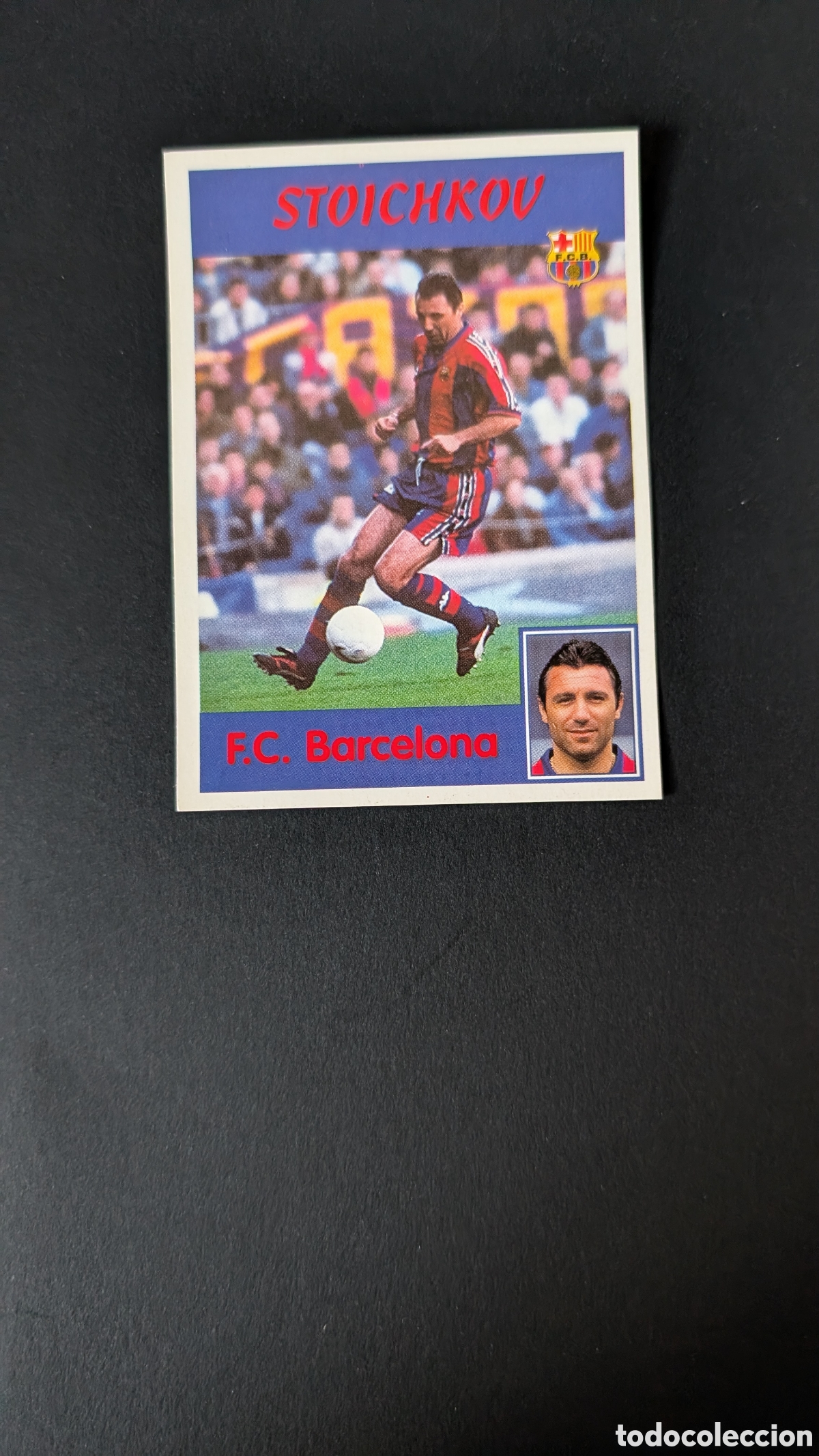 Cromos de F&uacute;tbol: STOICHKOV BARCELONA 31 PANINI LIGA 1997/98 97 98 NUNCA PEGADO SIN PEGAR