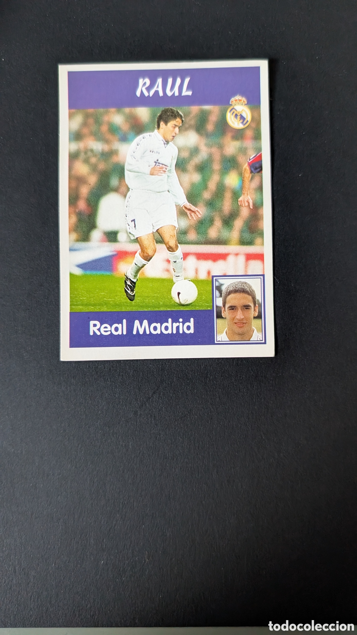 Cromos de F&uacute;tbol: RAUL REAL MADRID 13 PANINI LIGA 1997/98 97 98 NUNCA PEGADO SIN PEGAR