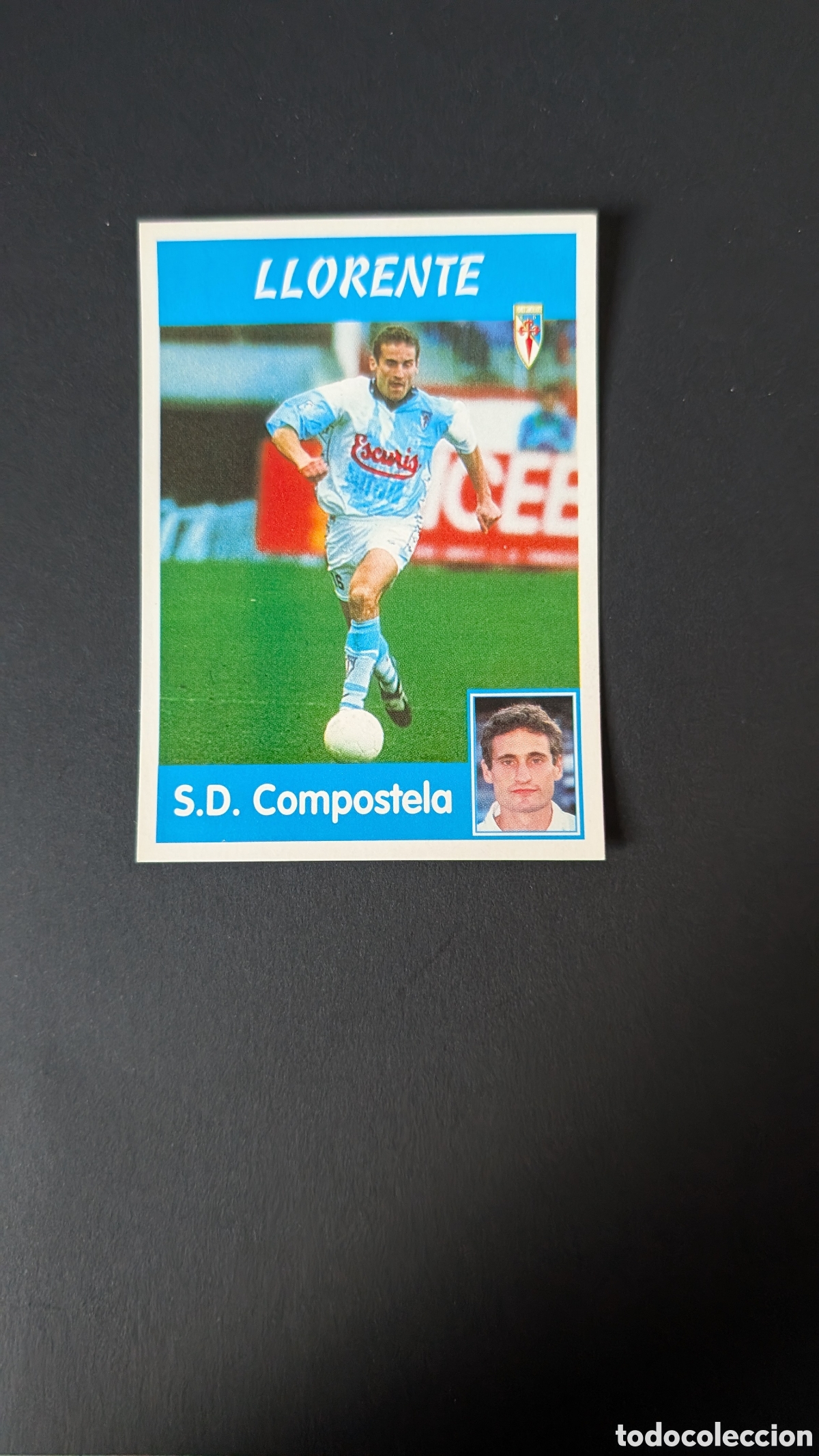 Cromos de F&uacute;tbol: LLORENTE COMPOSTELA 162A PANINI LIGA 1997/98 97 98 NUNCA PEGADO SIN PEGAR