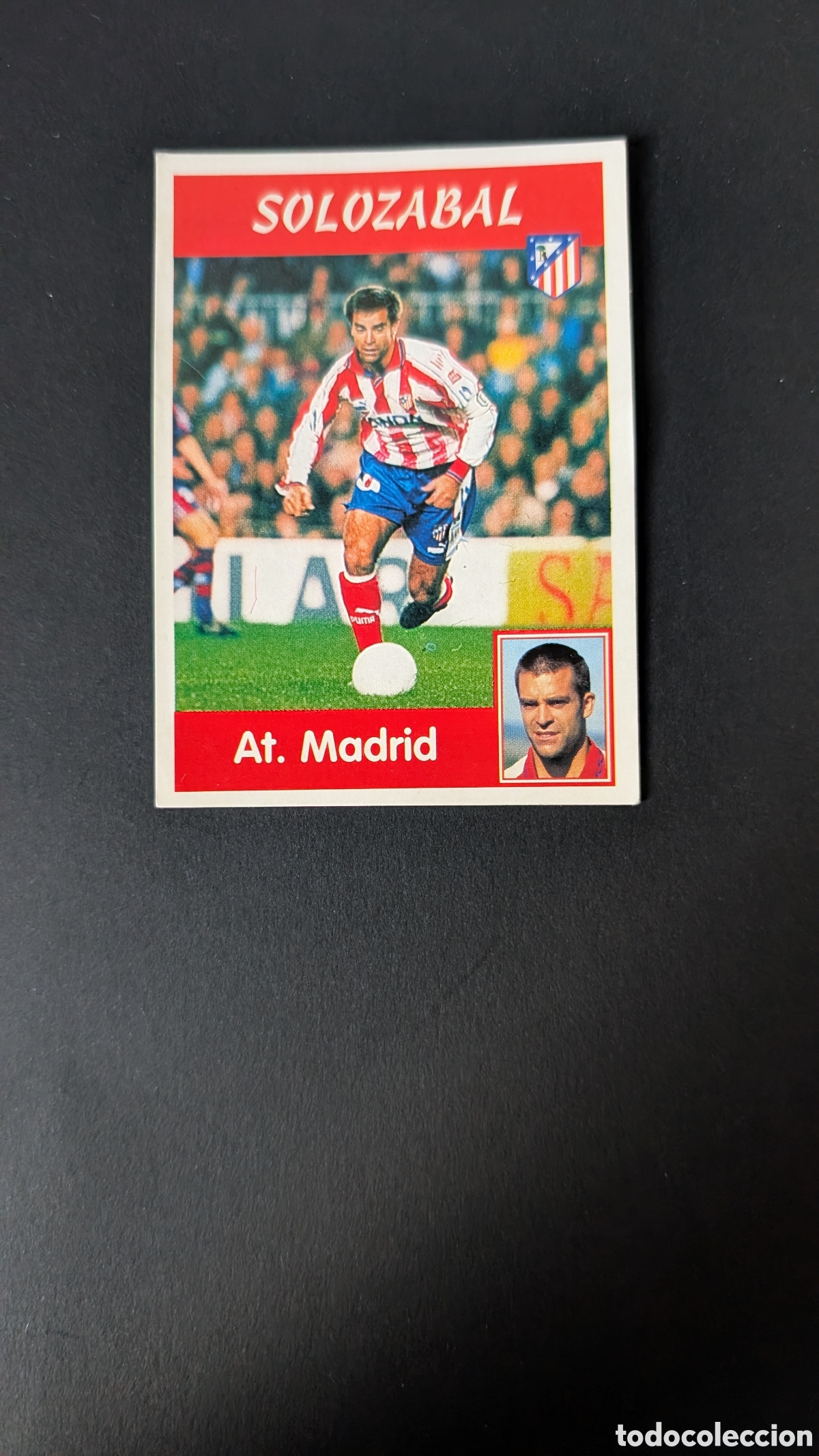 Cromos de F&uacute;tbol: SOLOZABAL ATLETICO MADRID 69 PANINI LIGA 1997/98 97 98 NUNCA PEGADO SIN PEGAR