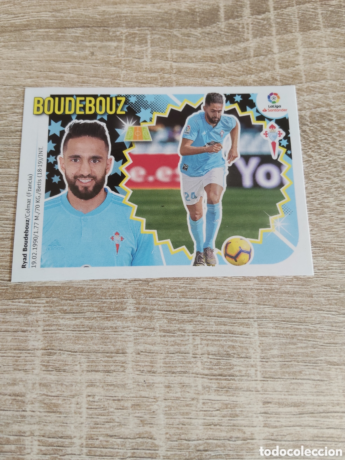 Cromos de F&uacute;tbol: Boudebouz Celta de Vigo fichaje de invierno liga 2018 2019 18 19 ediciones este