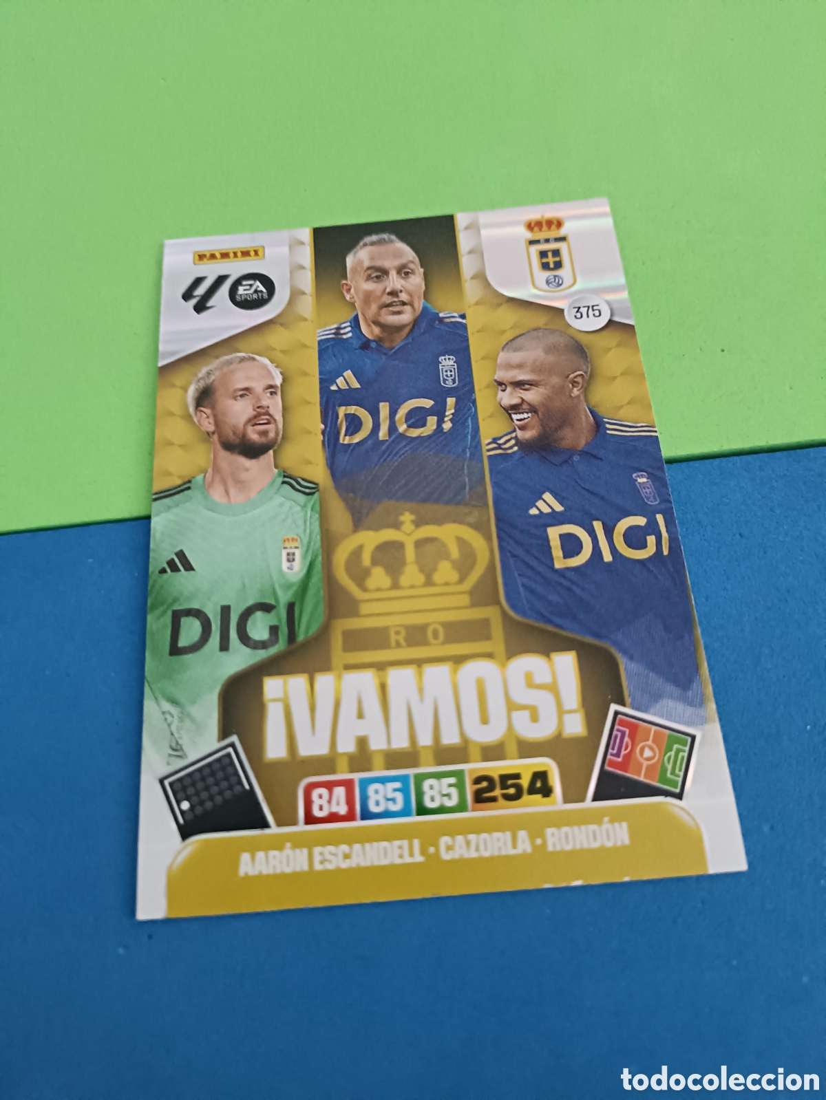 Cromos de F&uacute;tbol: ADRENALYN XL 2025 2026 25 26 Panini Liga - VAMOS 375 Oviedo