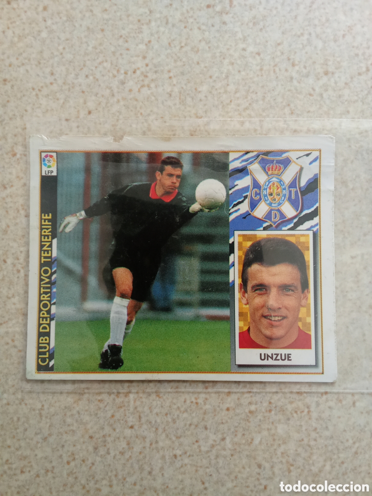 Cromos de F&uacute;tbol: UNZUE TENERIFE FICHAJE 7 BIS ESTE 1997 1998 CROMO FUTBOL LIGA 97 98 -VENTANILLA