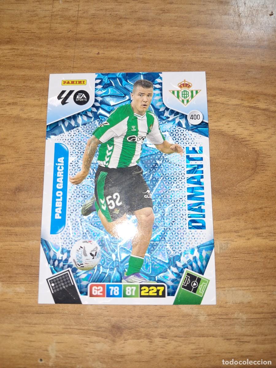 Football Stickers: CARD DIAMANTE TEMPORADA 25/26: DIAMANTE PABLO GARC&Iacute;A, N&deg; 400