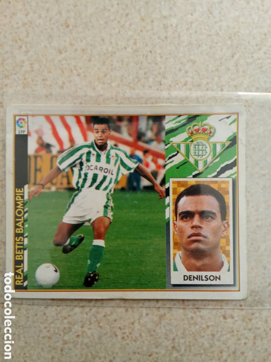 Football Stickers: FICHAJE N&ordm; 3 BIS DENILSON REAL BETIS COLECCIONES ESTE 1997 1998 EN VENTANILLA
