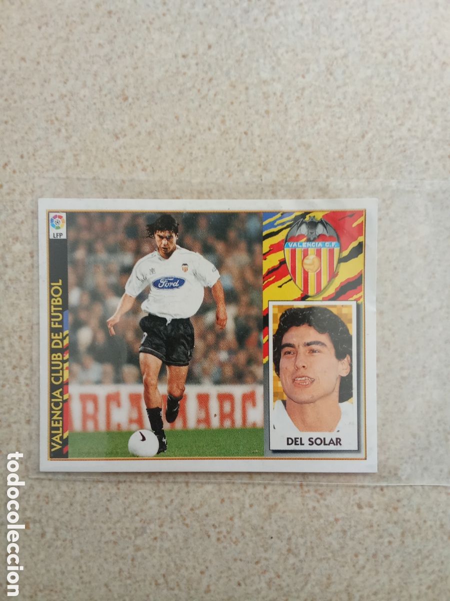 Cromos de F&uacute;tbol: EDICIONES ESTE 1997-1998 97 98 DEL SOLAR VALENCIA COLOCA VENTANILLA