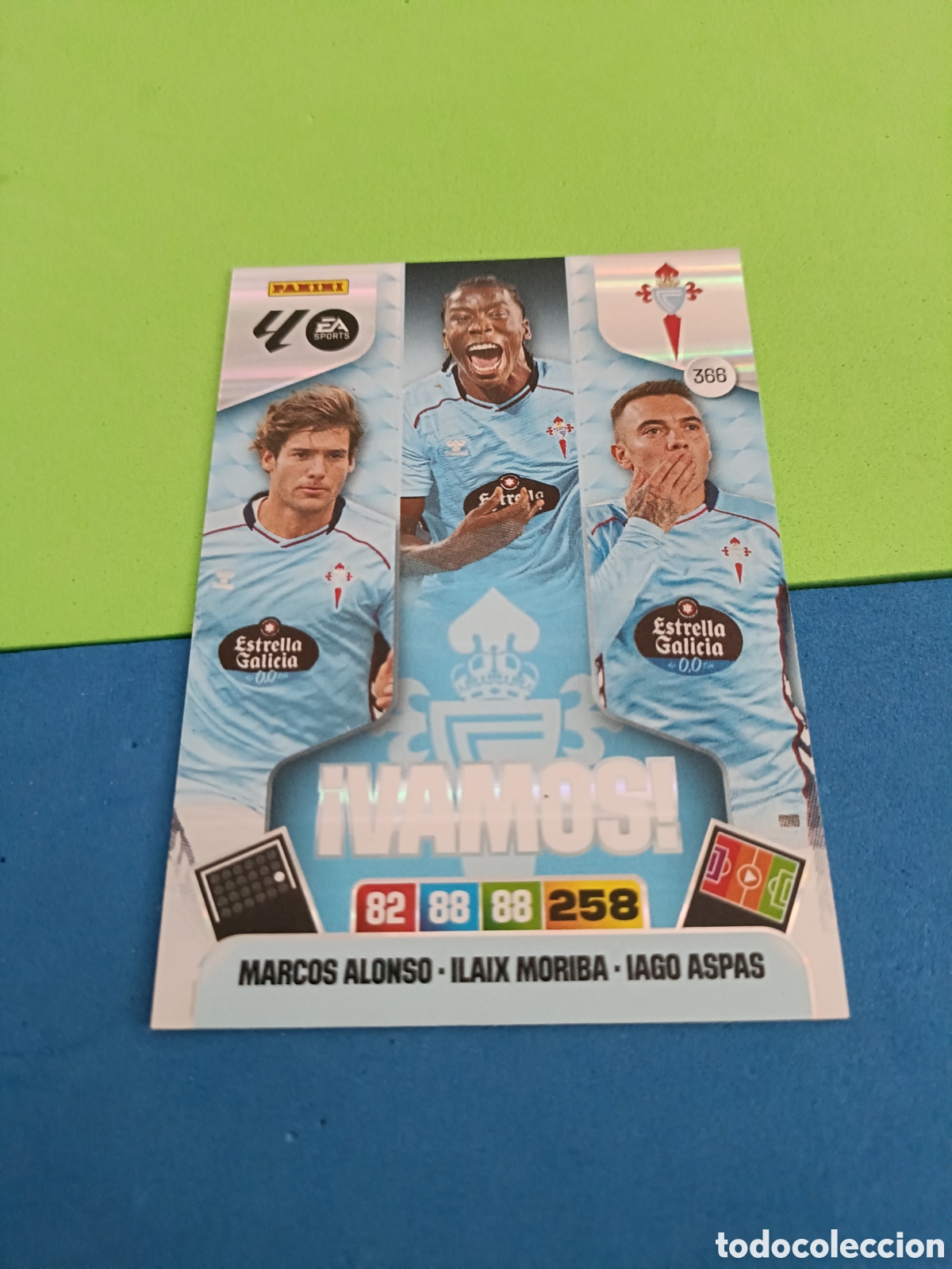Cromos de F&uacute;tbol: ADRENALYN XL 2025 2026 25 26 Panini Liga - VAMOS 366 Celta de Vigo