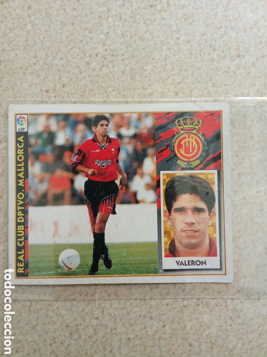 Cromos de F&uacute;tbol: VALERON MALLORCA COLOCA LIGA ESTE 1997 1998 VENTANILLA