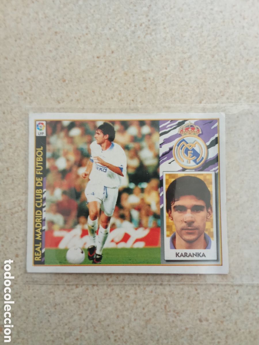 Cromos de Futebol: KARANKA REAL MADRID CROMO 97 98 ED ESTE LIGA 1997 1998 VENTANILLA