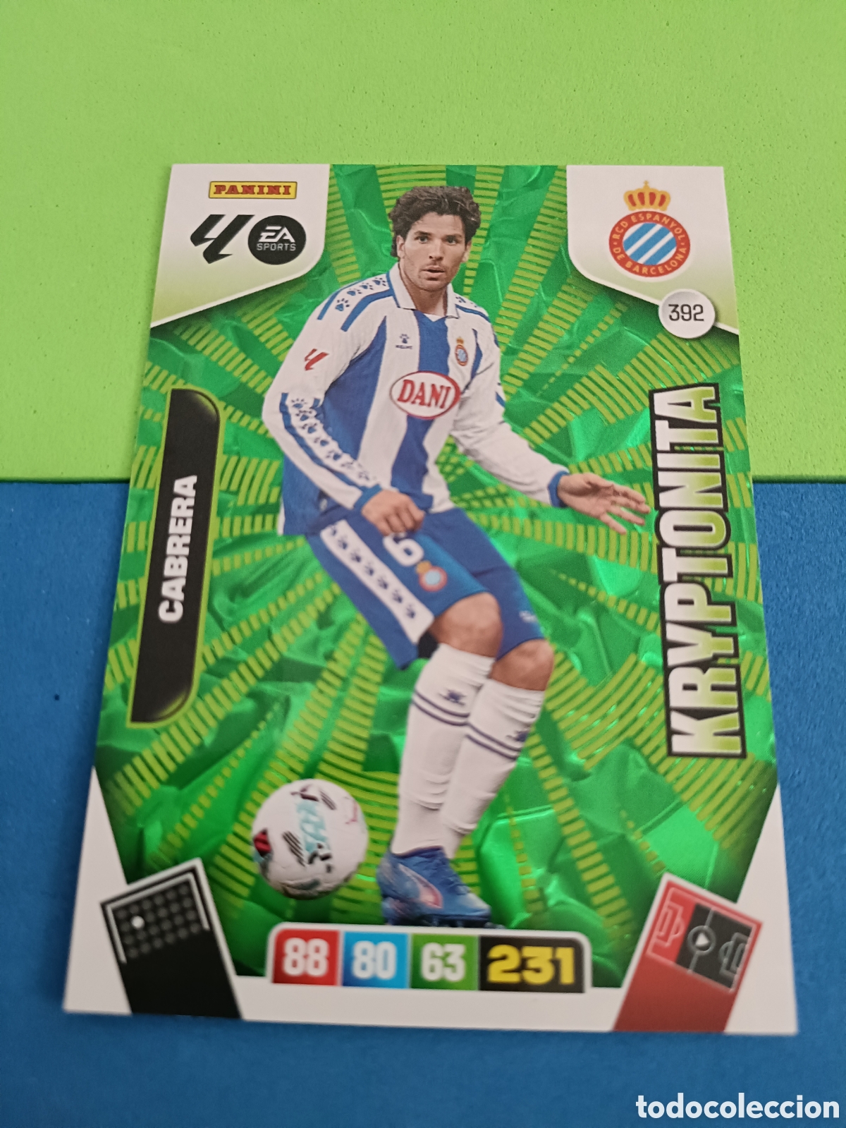 Cromos de F&uacute;tbol: ADRENALYN XL 2025 2026 25 26 Panini Liga - Kryptonita 392 Cabrera