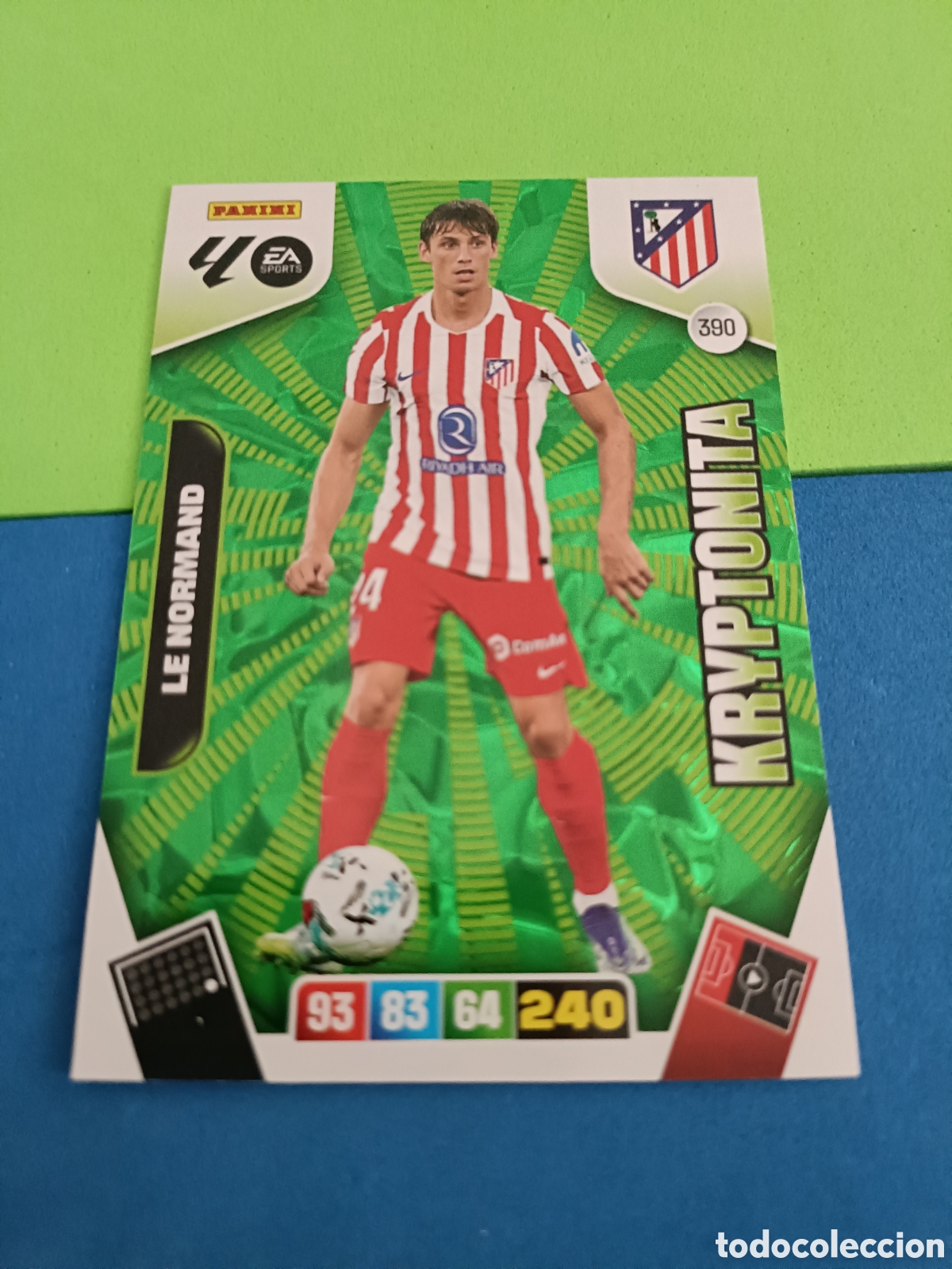 Cromos de F&uacute;tbol: ADRENALYN XL 2025 2026 25 26 Panini Liga - Kryptonita 390 Le Normand Atl&eacute;tico Madrid