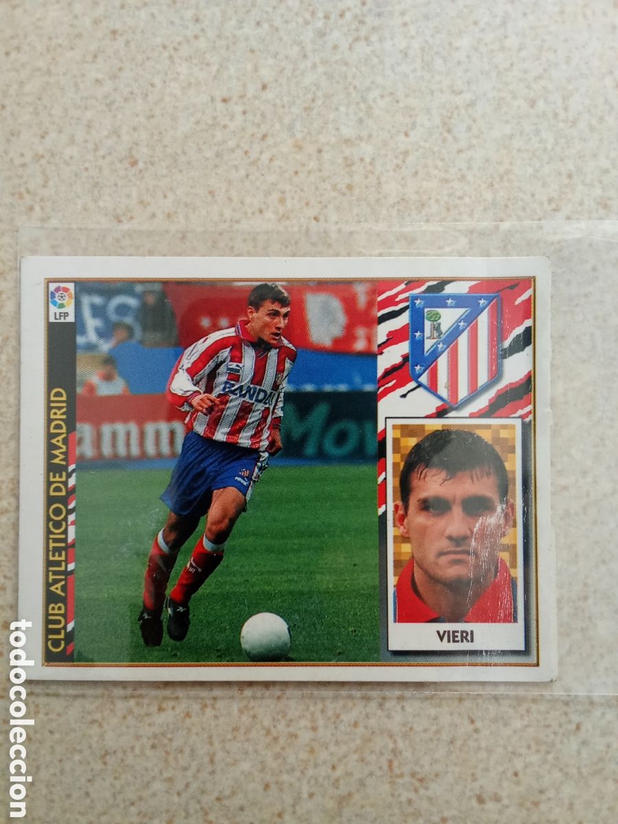 Cromos de F&uacute;tbol: CROMO ALBUM ESTE 97 98 1997 1998 COLOCA VIERI ATLETICO VENTANILLA