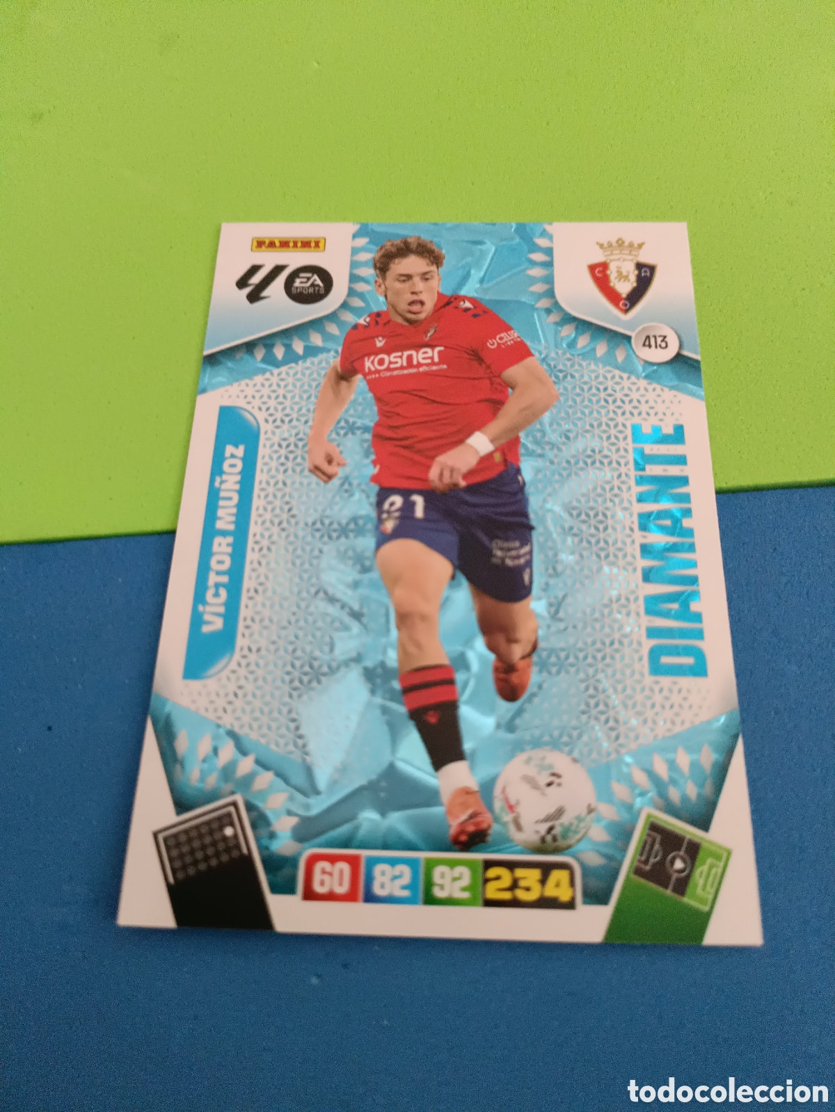 Cartes &agrave; collectionner de Football: ADRENALYN XL 2025 2026 25 26 Panini Liga - Diamante 413 V&iacute;ctor Mu&ntilde;oz