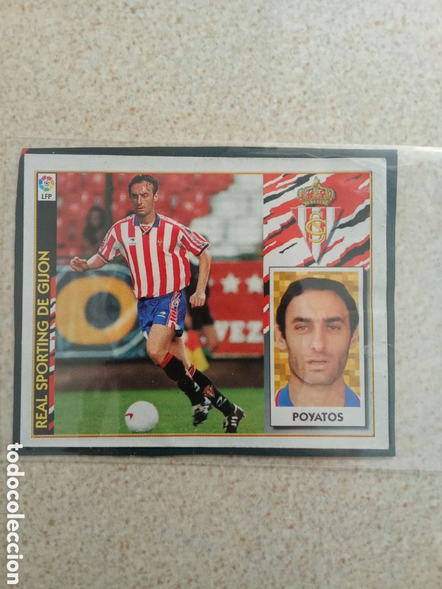 Cartes &agrave; collectionner de Football: COLOCA POYATOS SPORTING DE GIJON COLECCIONES ESTE 1997 1998 RECORTADO