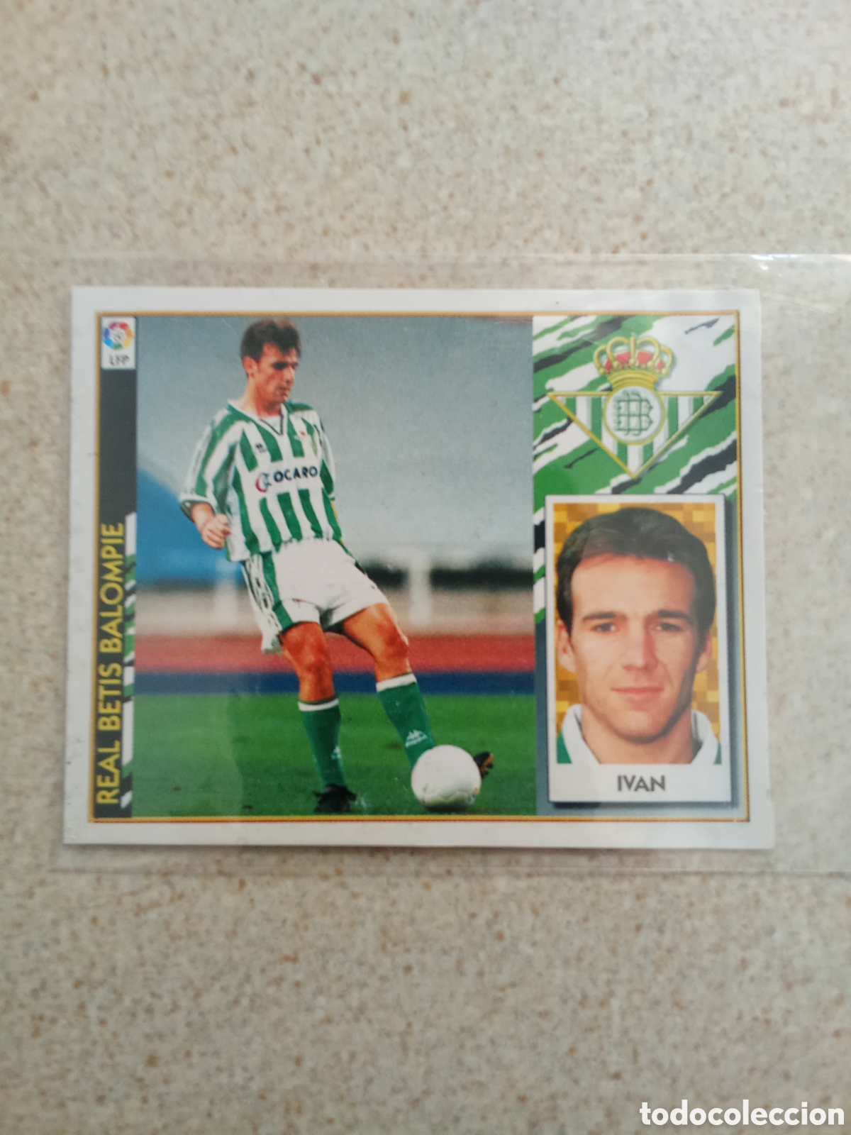 Fu&szlig;ball-Sticker: CROMO LIGA 1997 1998 97 98 EDICIONES ESTE COLOCA IVAN BETIS VENTANILLA