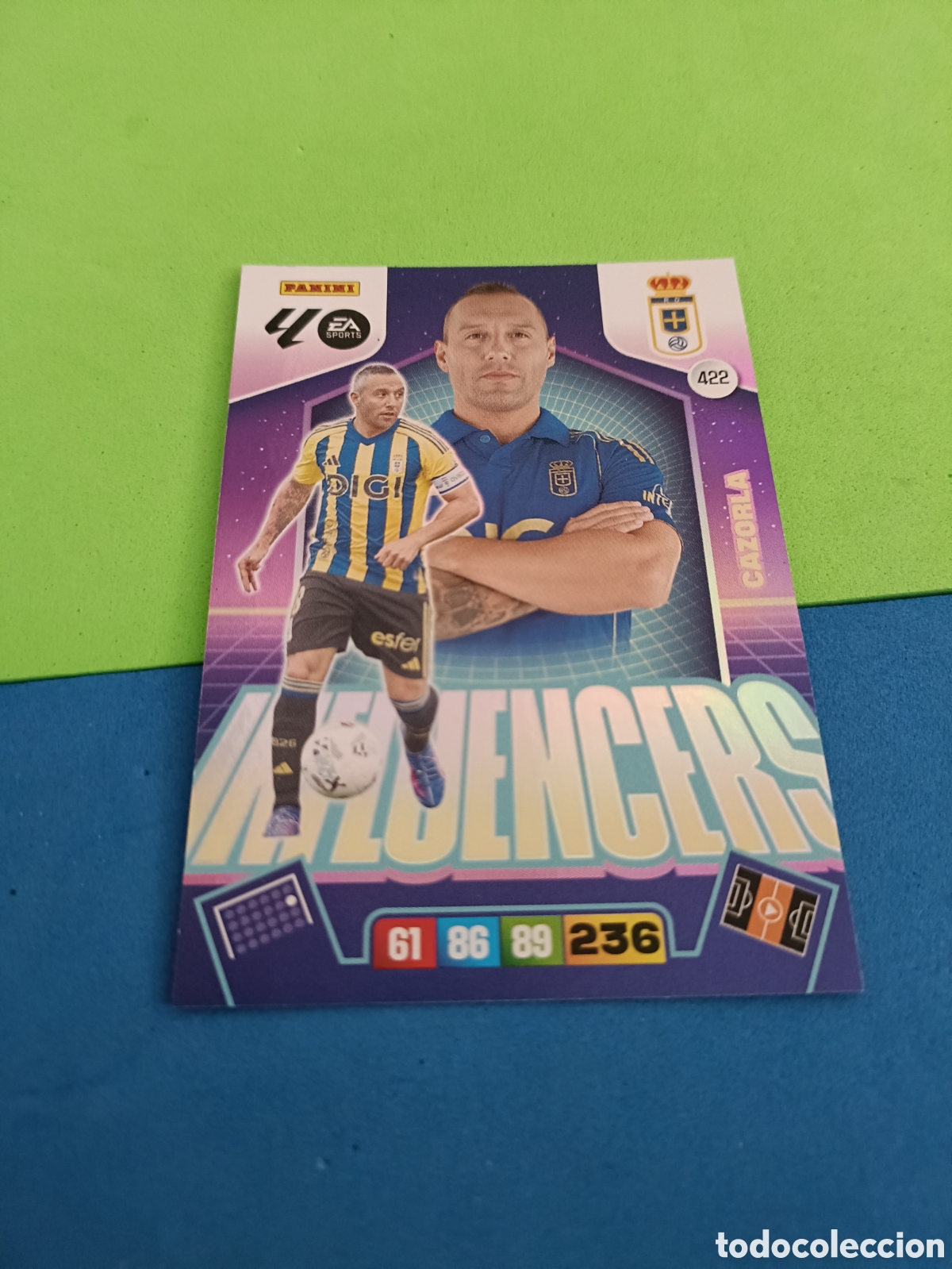 Figurine di Calcio: ADRENALYN XL 2025 2026 25 26 Panini Liga - Influencers 422 Cazorla