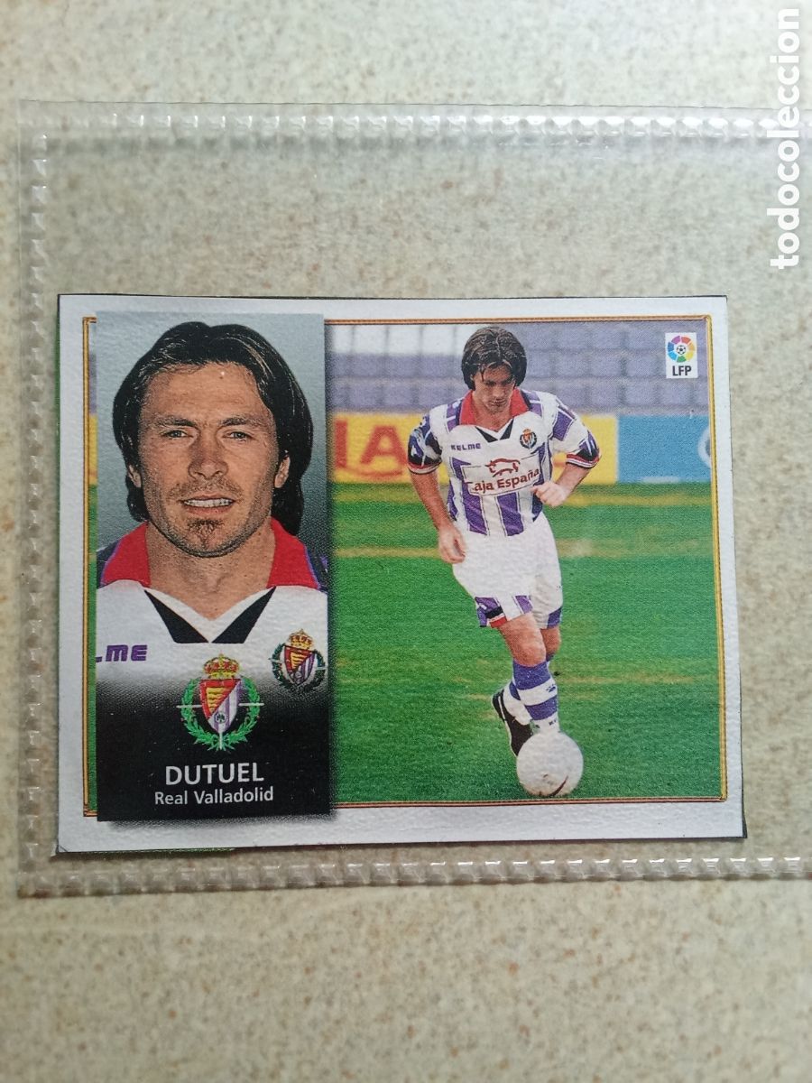 Figurine di Calcio: DUTUEL VALLADOLID FICHAJE 27 LIGA ESTE 1998 1999 98 99 RECORTADO