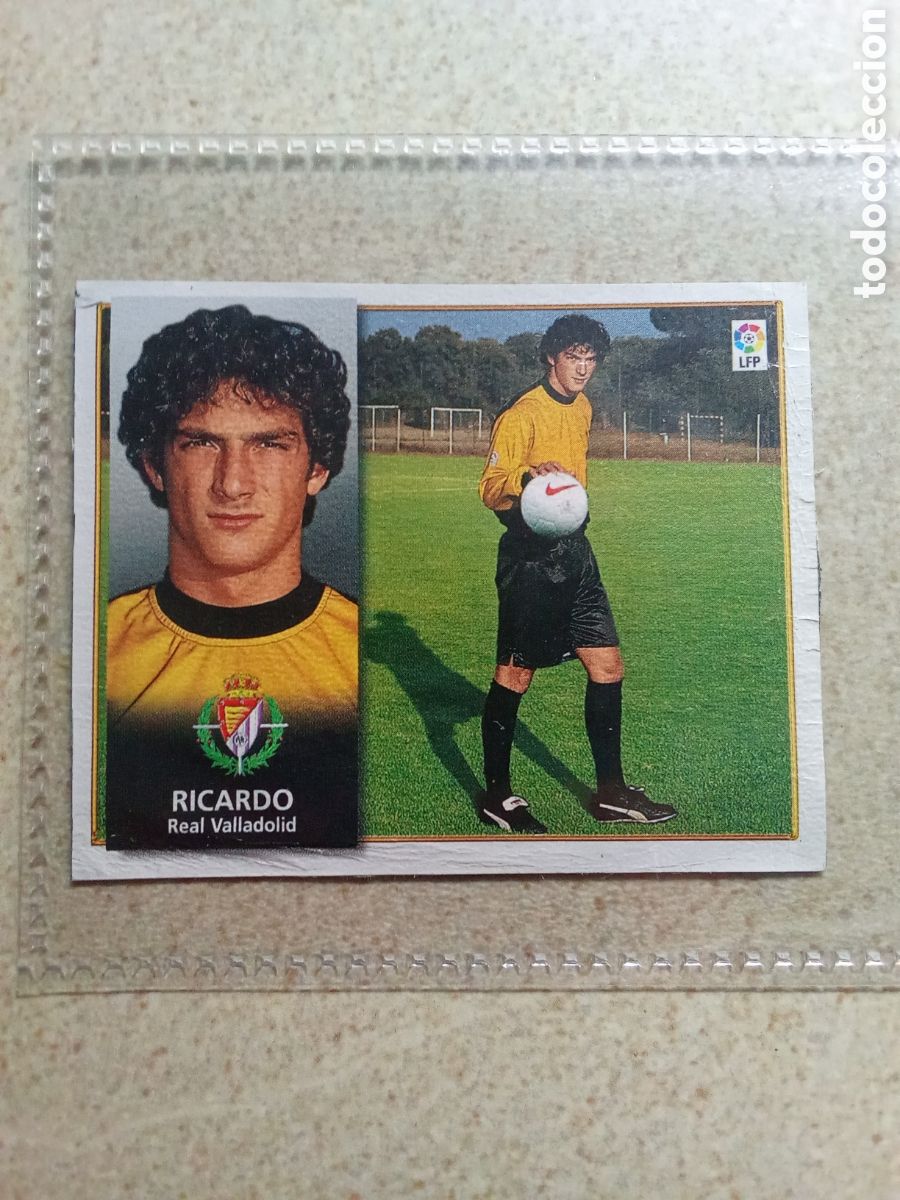 Cartes &agrave; collectionner de Football: RICARDO VALLADOLID FICHAJE 21 LIGA ESTE 1998 1999 98 99 RECORTADO