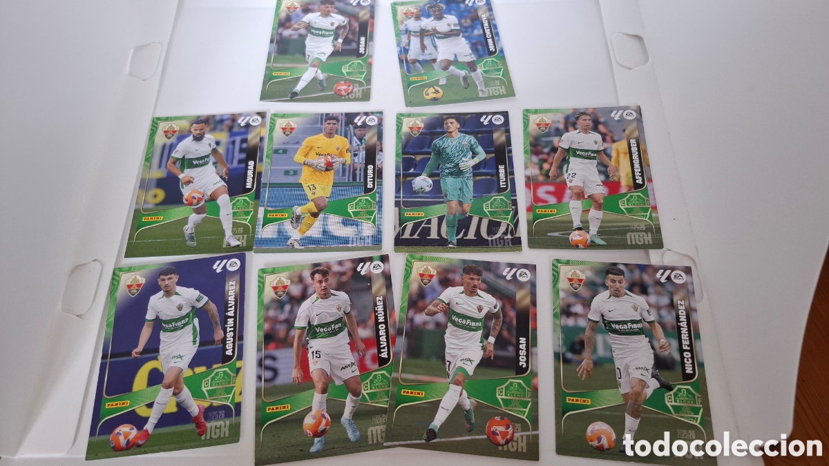 Cromos de Futebol: LOTE CROMOS MGK 2025 2026 ELCHE