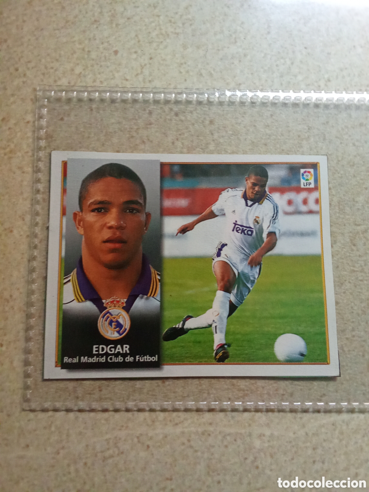 Cromos de F&uacute;tbol: EDGAR REAL MADRID FICHAJE 24 LIGA ESTE 1998 1999 98 99 DESPEGADO