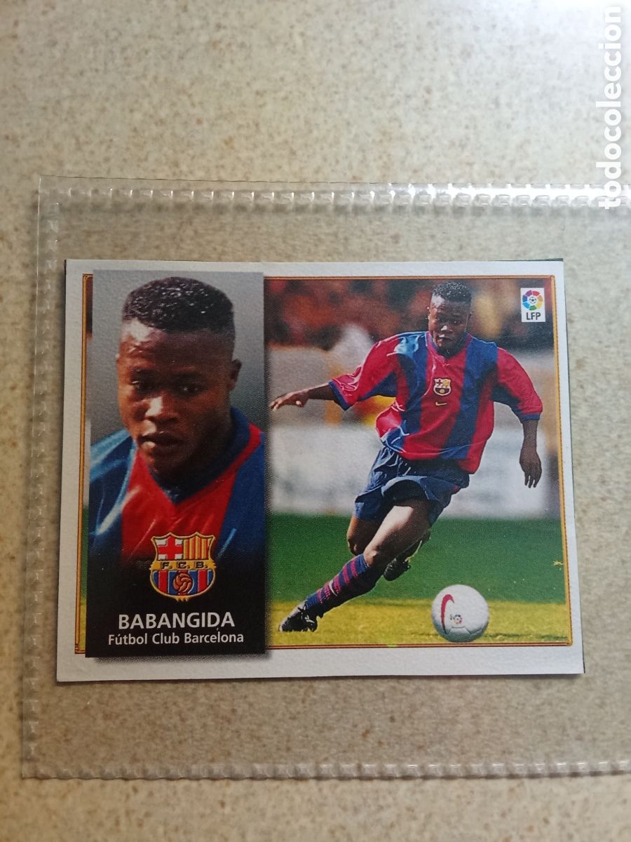 Cromos de F&uacute;tbol: EDICIONES ESTE LIGA 98 99 1998 1999 CROMO DESPEGADO FICHAJE N&ordm; 22 BABANGIDA BARCELONA