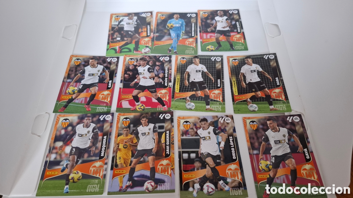 Figurine di Calcio: LOTE CROMOS MGK 2025 2026 VALENCIA