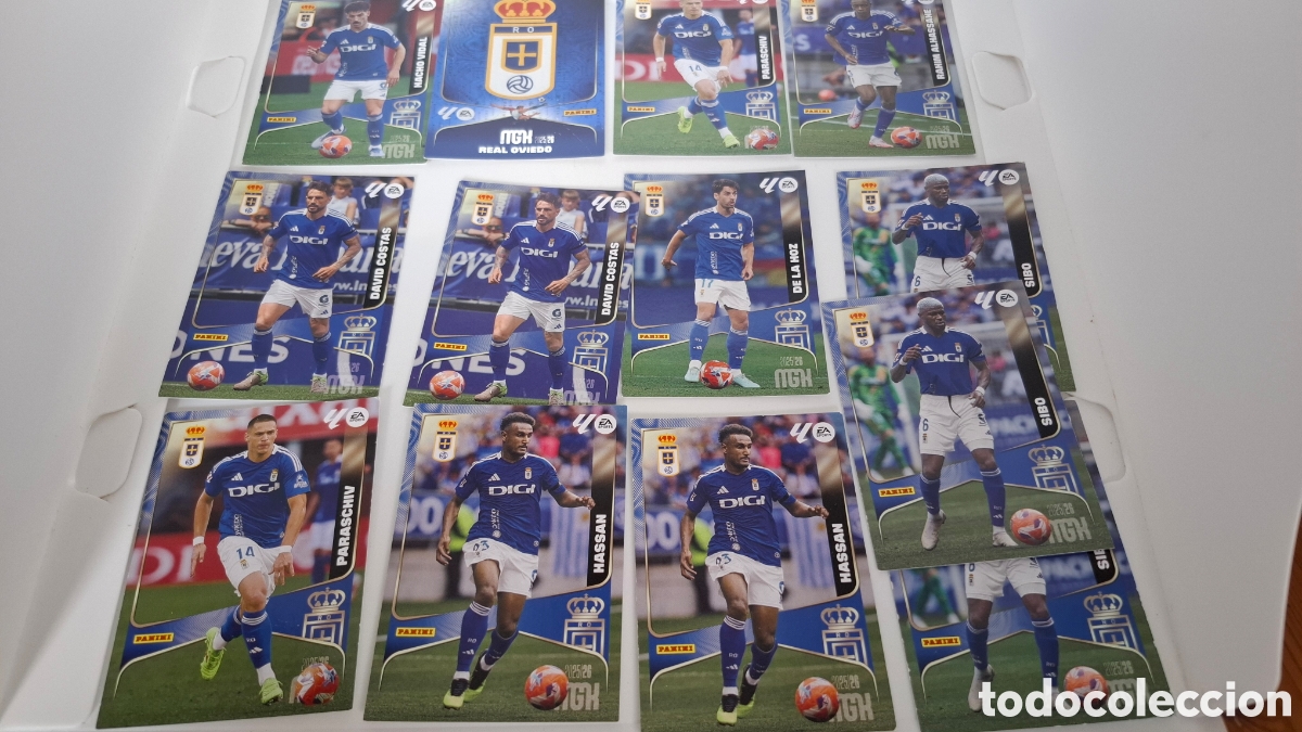 Football Stickers: LOTE CROMOS MGK 2025 2026 OVIEDO