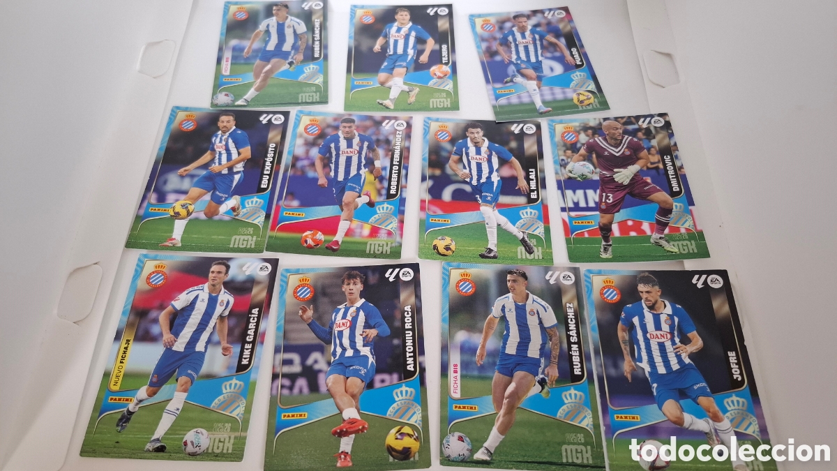 Football Stickers: LOTE CROMOS MGK 2025 2026 ESPA&Ntilde;OL