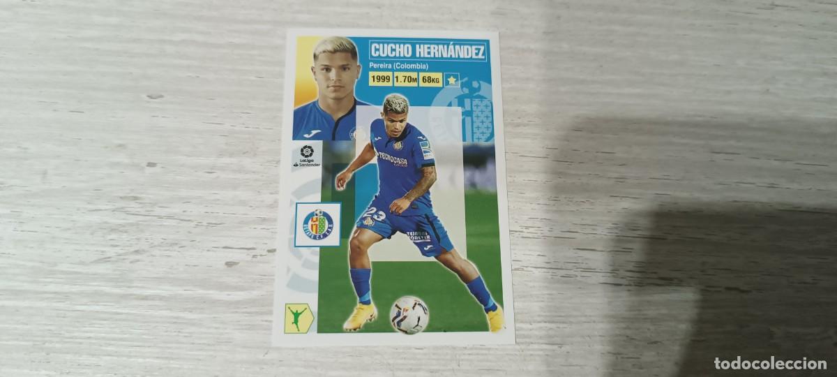 Figurine di Calcio: CUCHO HERN&Aacute;NDEZ FICHAJE 32 NUNCA PEGADO LIGA ESTE 2020 2021 20 21