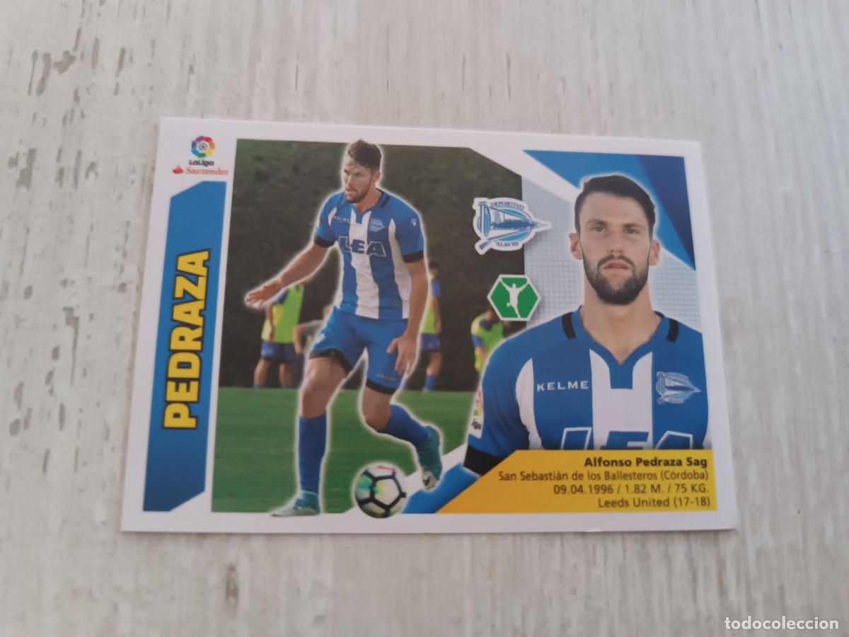 Cromos de F&uacute;tbol: PEDRAZA COLOCA NUNCA PEGADO LIGA ESTE 2017 2018 17 18