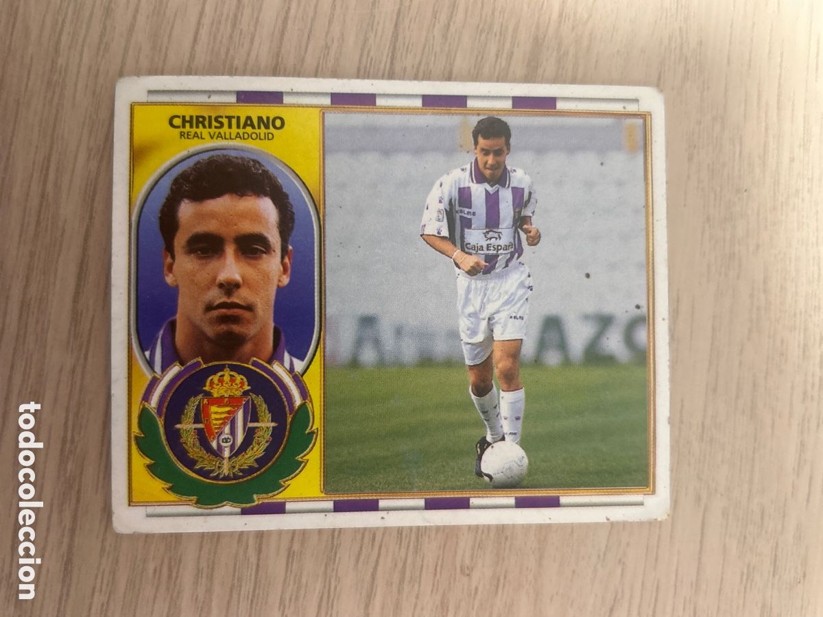 Cromos de F&uacute;tbol: CHRISTIANO VALLADOLID COLOCA LIGA ESTE 1996 1997 96 97 NUNCA PEGADO SIN PEGAR