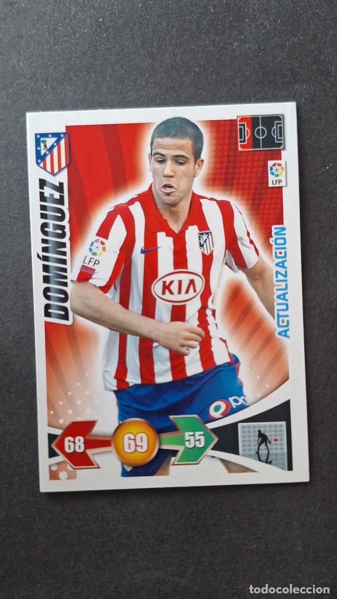 Cromos de F&uacute;tbol: L3 DOMINGUEZ ATLETICO DE MADRID ACTUALIZACION ADRENALYN XL LIGA 2009 2010 09 10 PANINI