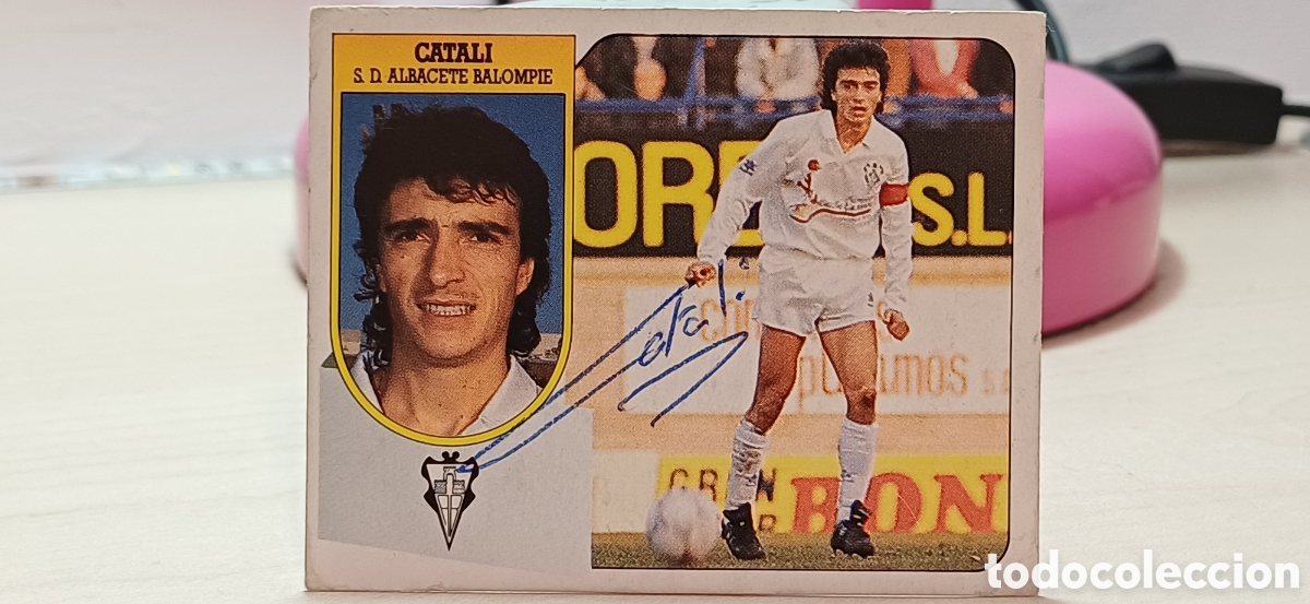 Cromos de Futebol: Aut&oacute;grafo CATALI Albacete Balompi&eacute; 91-92