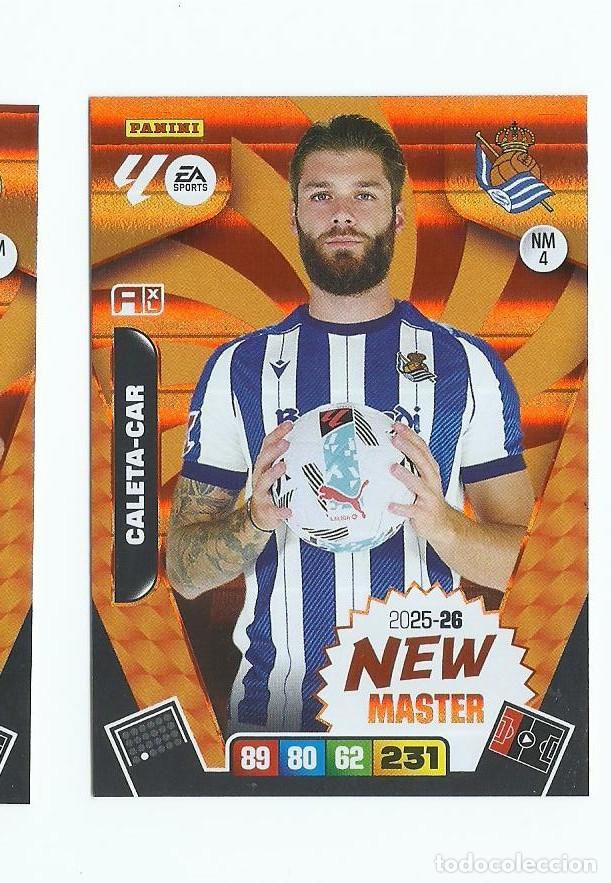 Cromos de F&uacute;tbol: ADRENALYN 2025/2026 NM 4 CALETA REAL SOCIEDAD NUEVO PERFECTO