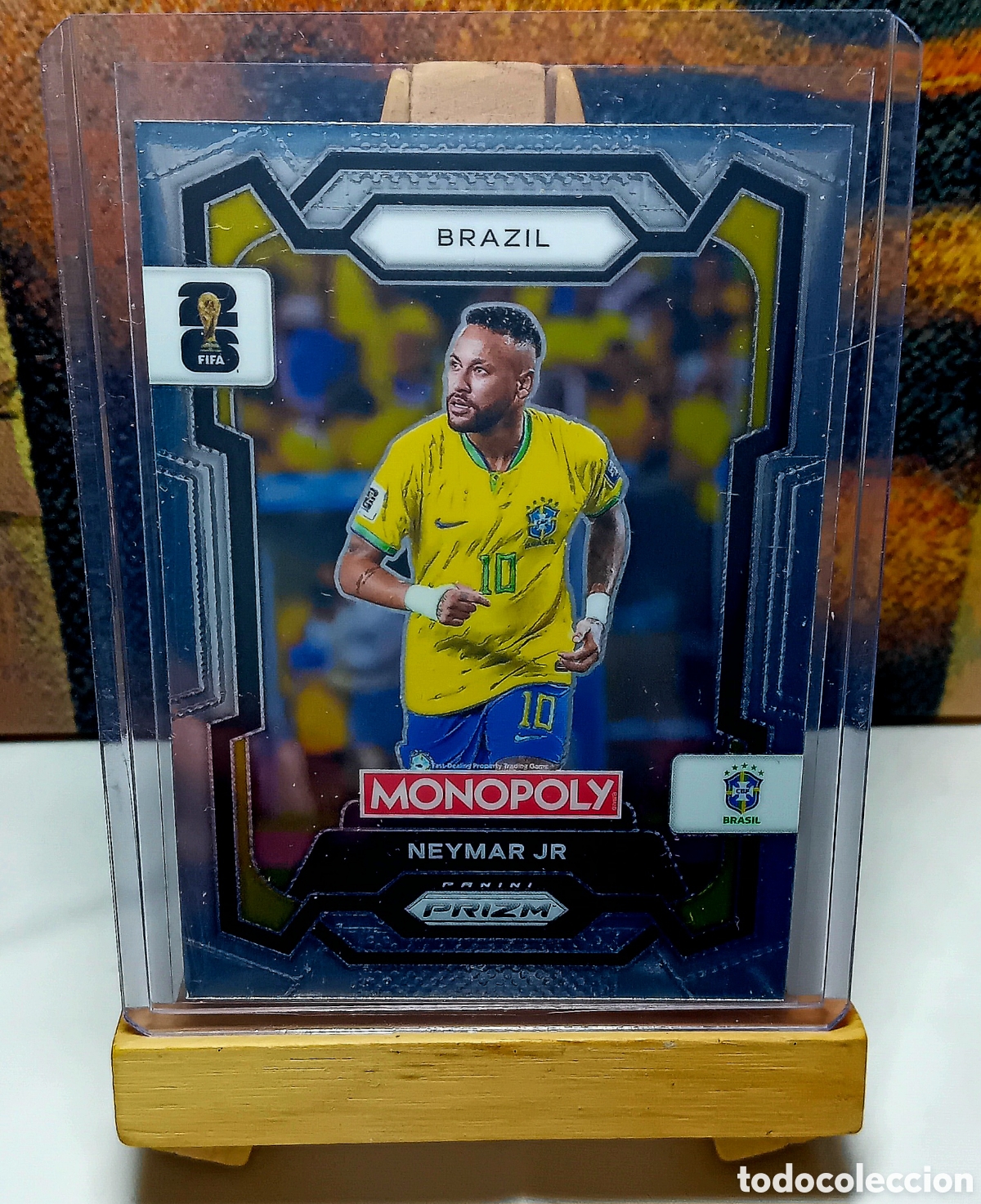 Cromos de F&uacute;tbol: NEYMAR JR 2026 BRASIL MONOPOLY PRIZM PANINI.