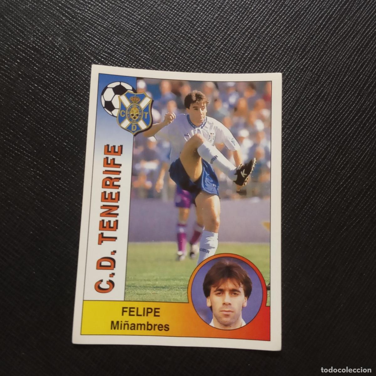Cromos de F&uacute;tbol: 302 FELIPE TENERIFE PANINI 1994 1995 CROMO FUTBOL LIGA 94 95 - SIN PEGAR - A95 PG280