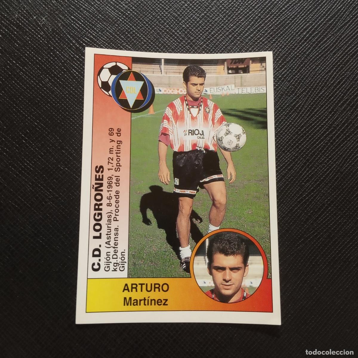 Cromos de F&uacute;tbol: 170 ARTURO LOGRO&Ntilde;ES PANINI 1994 1995 CROMO FUTBOL LIGA 94 95 - SIN PEGAR - A95 PG307