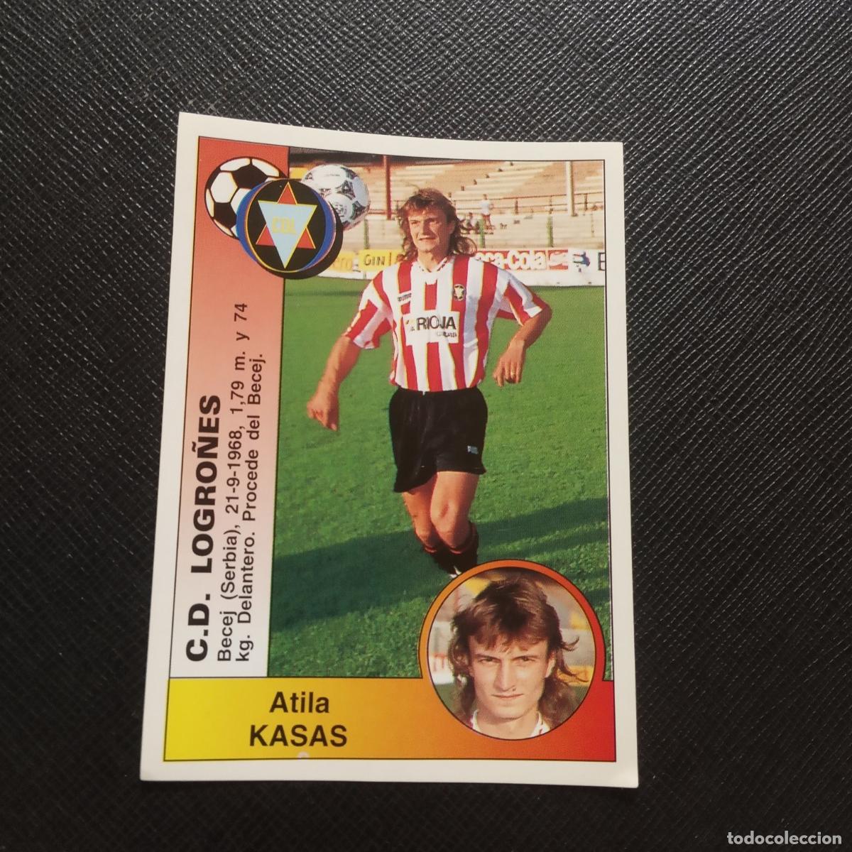 Cromos de F&uacute;tbol: 180 ATILA KASAC LOGRO&Ntilde;ES PANINI 1994 1995 CROMO FUTBOL LIGA 94 95 - SIN PEGAR - A95 PG316