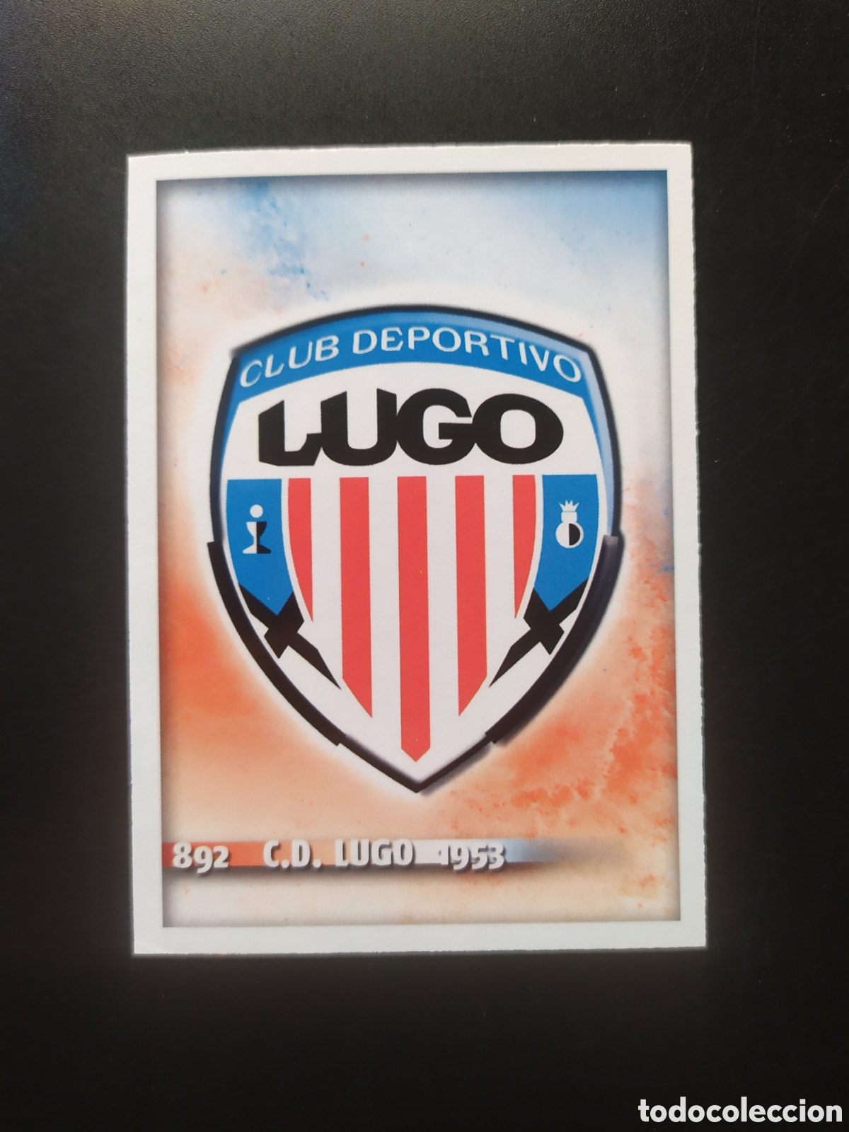 Cromos de f&uacute;tbol: Mundicromo fichas Liga 2014 2015 14 15 escudo n&deg; 892 Lugo