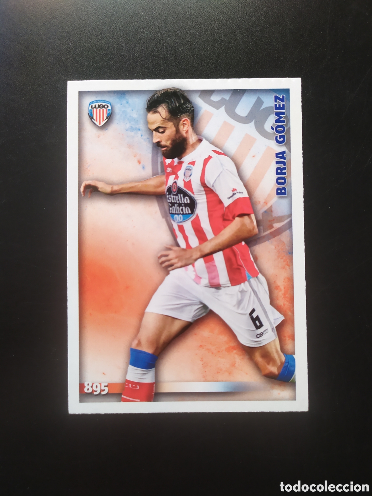 Fu&szlig;ball-Sticker: Mundicromo fichas Liga 2014 2015 14 15 Borja G&oacute;mez n&deg; 895 Lugo
